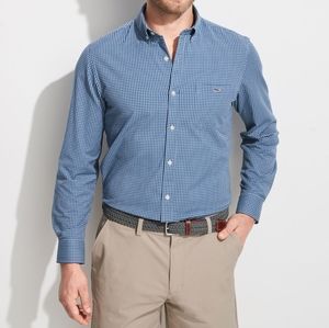 Vineyard Vines Lemon Shark Performance Button Down